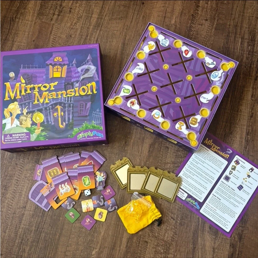 SimplyFun Mirror Mansion Learning Educational Game Geometry Memory Treasure Hunt